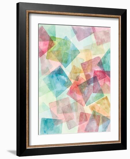 Merging Shapes I-Ann Marie Coolick-Framed Art Print