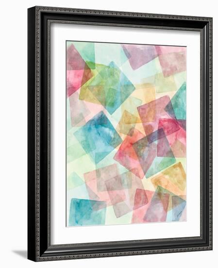 Merging Shapes I-Ann Marie Coolick-Framed Art Print