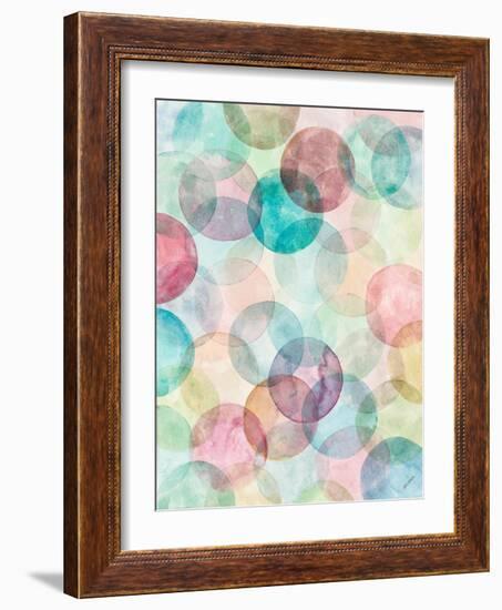 Merging Shapes II-Ann Marie Coolick-Framed Art Print