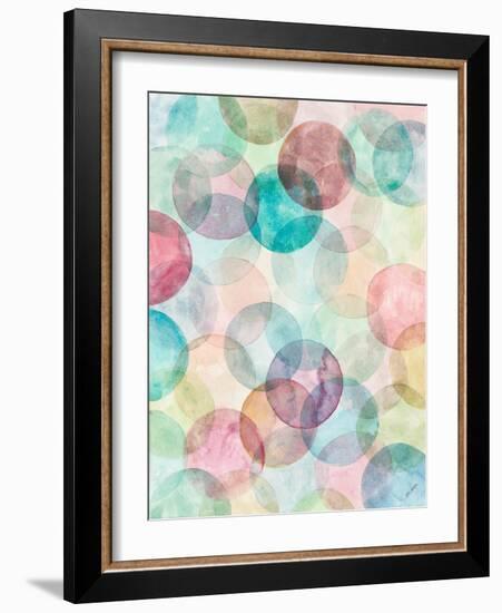 Merging Shapes II-Ann Marie Coolick-Framed Art Print