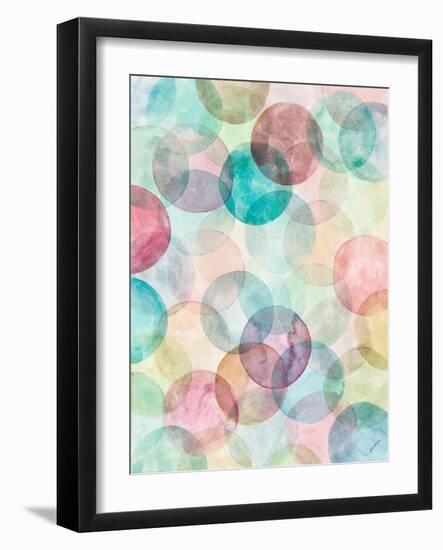 Merging Shapes II-Ann Marie Coolick-Framed Art Print