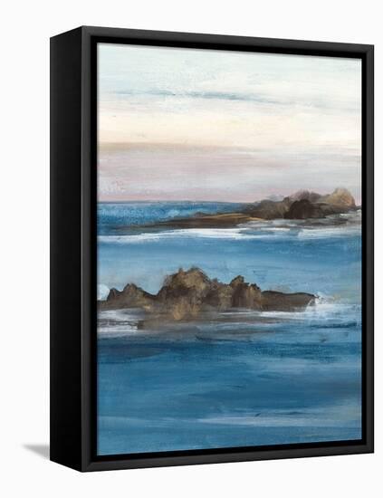 Merging the Ocean II-Lila Bramma-Framed Stretched Canvas