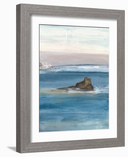 Merging the Ocean III-Lila Bramma-Framed Art Print