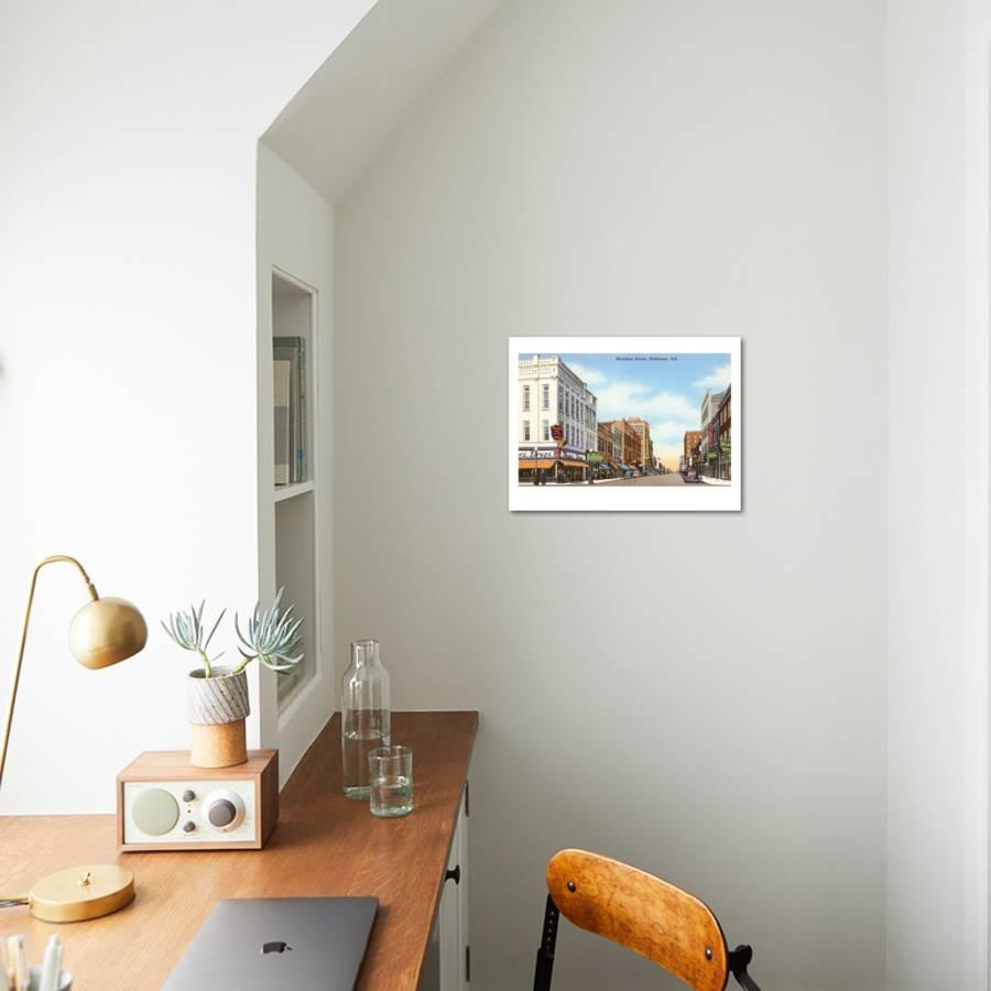 Meridian Street Anderson Indiana Art Print By