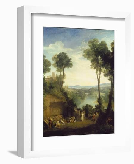 Merkurius Und Herse-JMW Turner-Framed Giclee Print