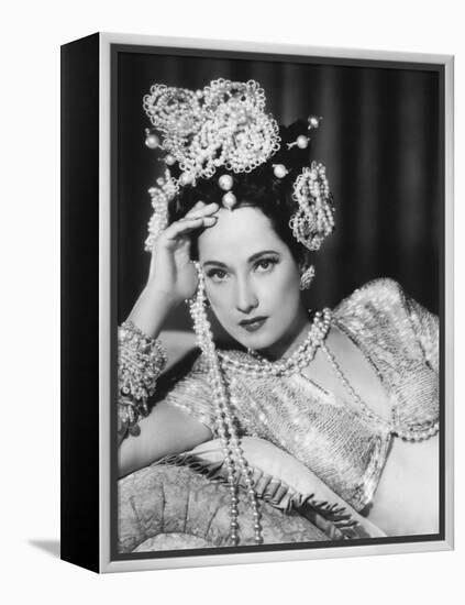 Merle Oberon, 1945-null-Framed Premier Image Canvas