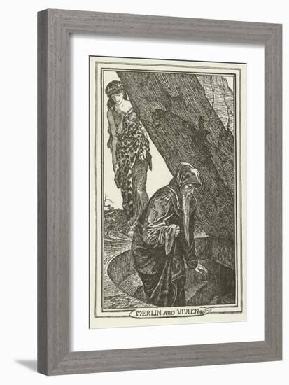 Merlin and Vivien-Henry Justice Ford-Framed Giclee Print