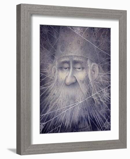 Merlin Turned to Stone-Wayne Anderson-Framed Giclee Print