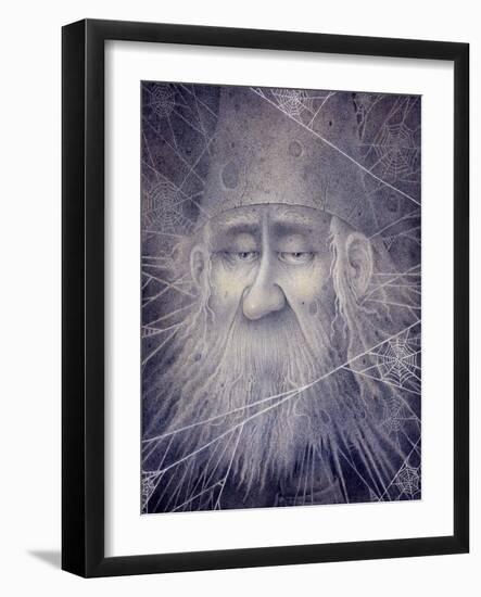 Merlin Turned to Stone-Wayne Anderson-Framed Giclee Print