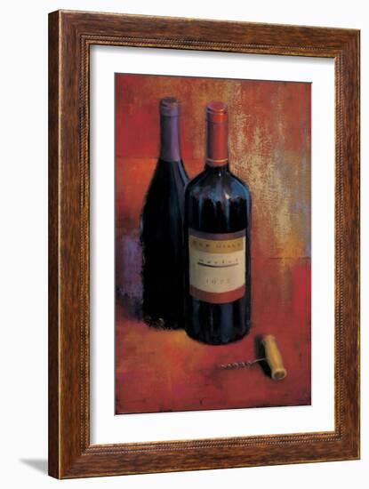 Merlot Abstract-James Wiens-Framed Art Print