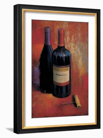 Merlot Abstract-James Wiens-Framed Art Print