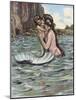 Mermaid and Child-null-Mounted Photographic Print