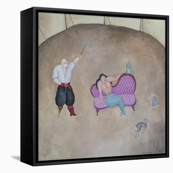 Mermaid and Pirate, 1980-Mary Stuart-Framed Premier Image Canvas