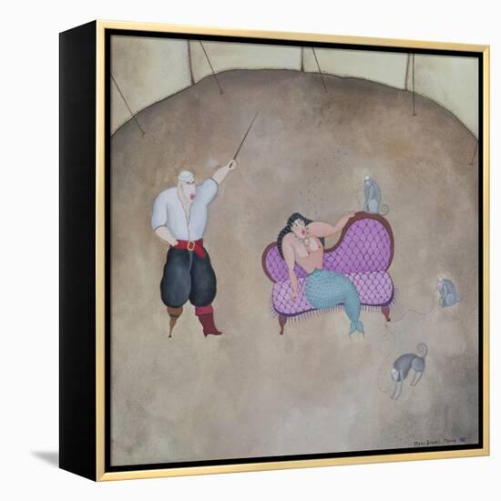 Mermaid and Pirate, 1980-Mary Stuart-Framed Premier Image Canvas