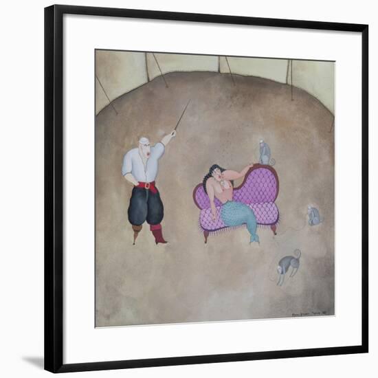 Mermaid and Pirate, 1980-Mary Stuart-Framed Giclee Print