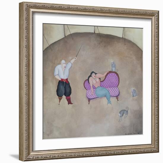 Mermaid and Pirate, 1980-Mary Stuart-Framed Giclee Print