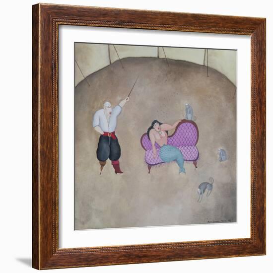 Mermaid and Pirate, 1980-Mary Stuart-Framed Giclee Print