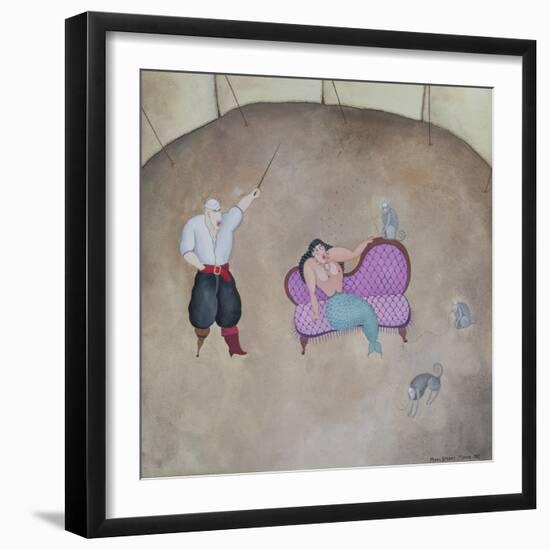 Mermaid and Pirate, 1980-Mary Stuart-Framed Giclee Print