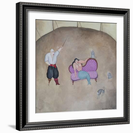 Mermaid and Pirate, 1980-Mary Stuart-Framed Giclee Print