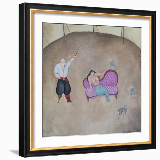 Mermaid and Pirate, 1980-Mary Stuart-Framed Giclee Print