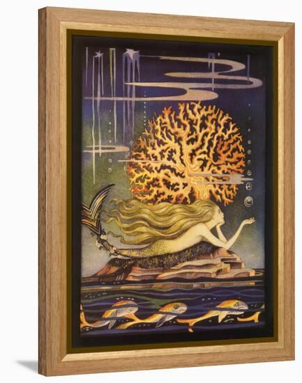 Mermaid at Rest, 1932-null-Framed Premier Image Canvas