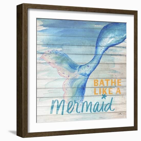 Mermaid Bath I-Elizabeth Medley-Framed Art Print