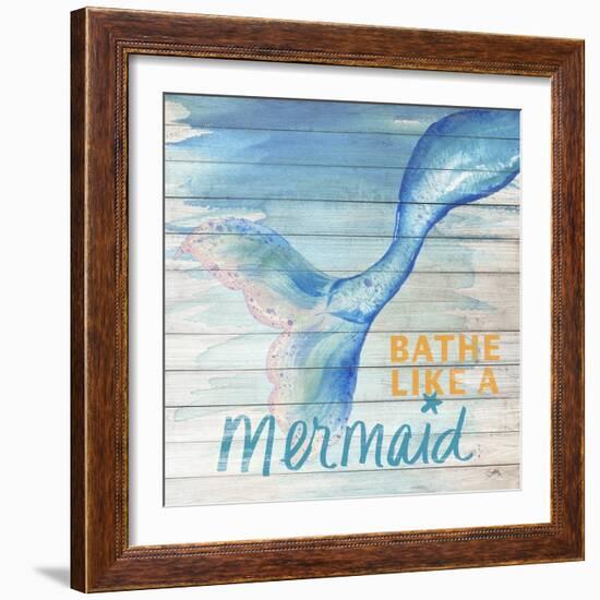 Mermaid Bath I-Elizabeth Medley-Framed Art Print