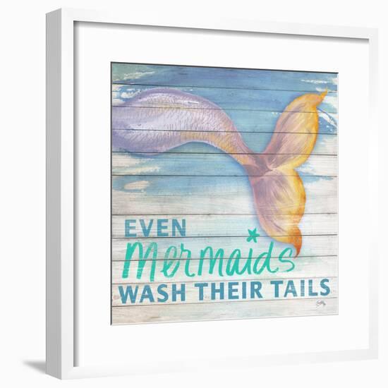 Mermaid Bath II-Elizabeth Medley-Framed Art Print