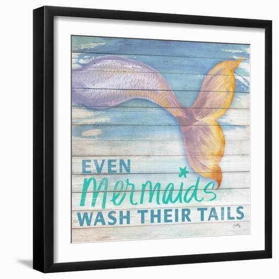 Mermaid Bath II-Elizabeth Medley-Framed Art Print