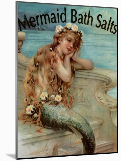 Mermaid Bathsalts-null-Mounted Giclee Print