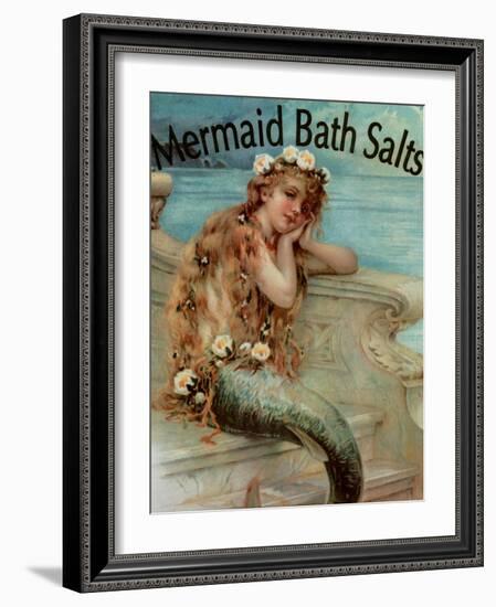 Mermaid Bathsalts-null-Framed Giclee Print