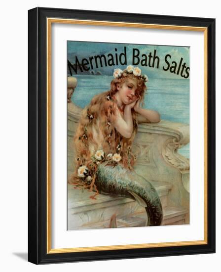 Mermaid Bathsalts-null-Framed Giclee Print