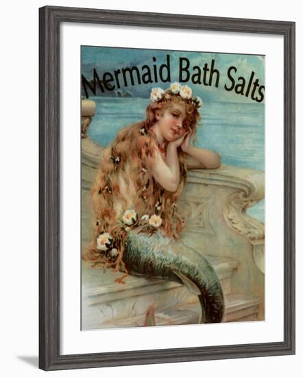 Mermaid Bathsalts-null-Framed Giclee Print