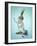 Mermaid Beautiful Magic Underwater Mythology Being Original Photo Compilation-khorzhevska-Framed Art Print