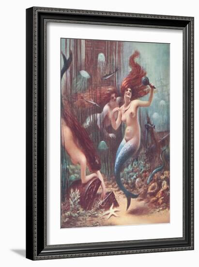Mermaid Boutique-null-Framed Art Print