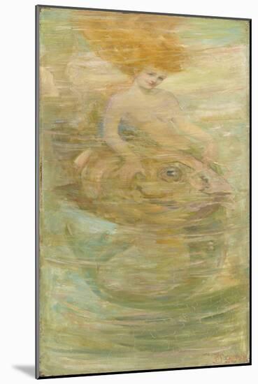 Mermaid, C.1889 (Oil on Canvas)-Frederick Stuart Church-Mounted Giclee Print