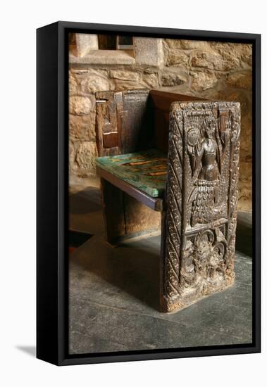 Mermaid Chair, Zennor, Cornwall-Peter Thompson-Framed Premier Image Canvas