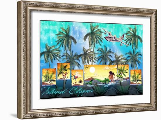 Mermaid Clipper-James Mazzotta-Framed Giclee Print