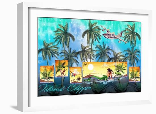 Mermaid Clipper-James Mazzotta-Framed Giclee Print