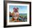 Mermaid Dog-Lucia Heffernan-Framed Art Print