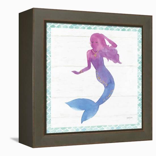 Mermaid Friends III-null-Framed Stretched Canvas