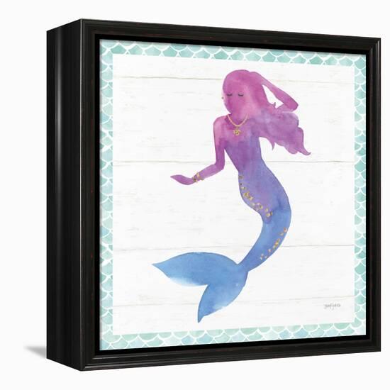 Mermaid Friends III-null-Framed Stretched Canvas