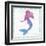 Mermaid Friends III-null-Framed Art Print