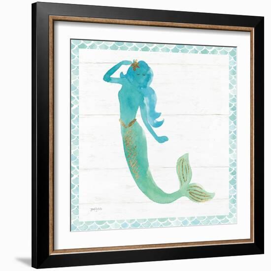 Mermaid Friends IV-Jenaya Jackson-Framed Art Print