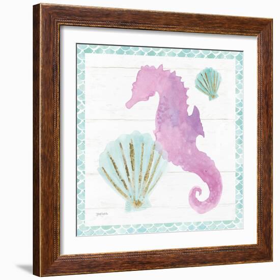 Mermaid Friends VI-Jenaya Jackson-Framed Art Print