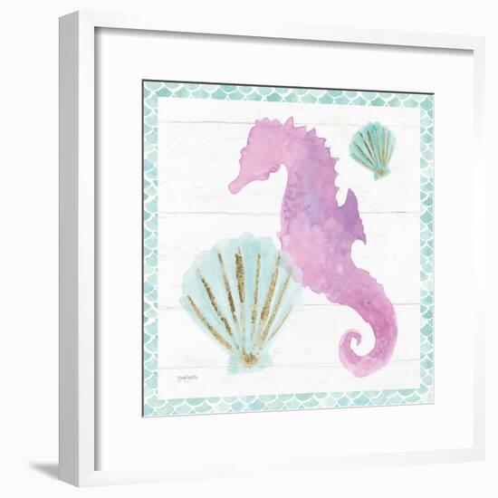 Mermaid Friends VI-Jenaya Jackson-Framed Art Print