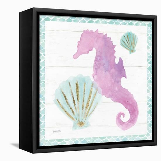 Mermaid Friends VI-Jenaya Jackson-Framed Stretched Canvas