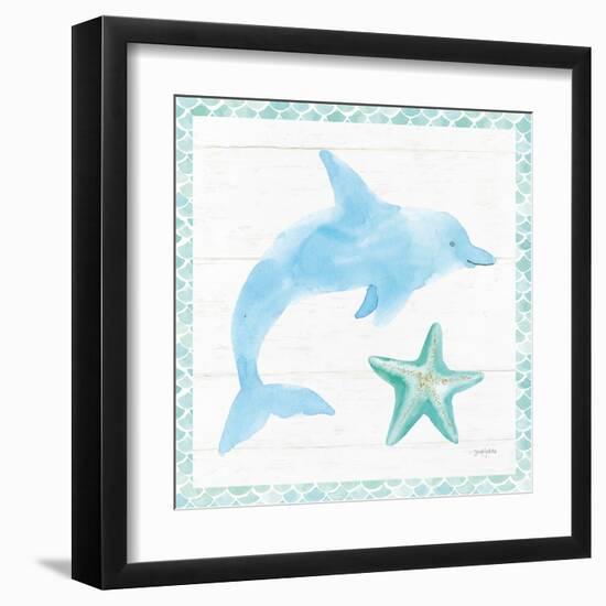 Mermaid Friends VIII-Jenaya Jackson-Framed Art Print