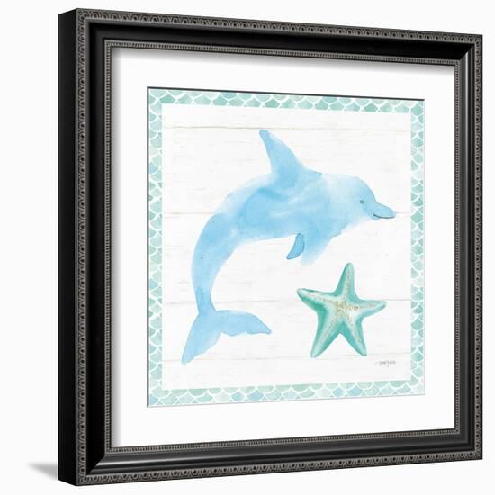 Mermaid Friends VIII-Jenaya Jackson-Framed Art Print