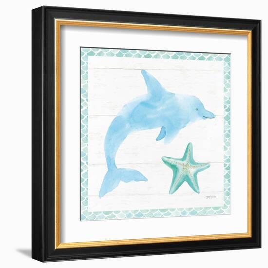 Mermaid Friends VIII-Jenaya Jackson-Framed Art Print